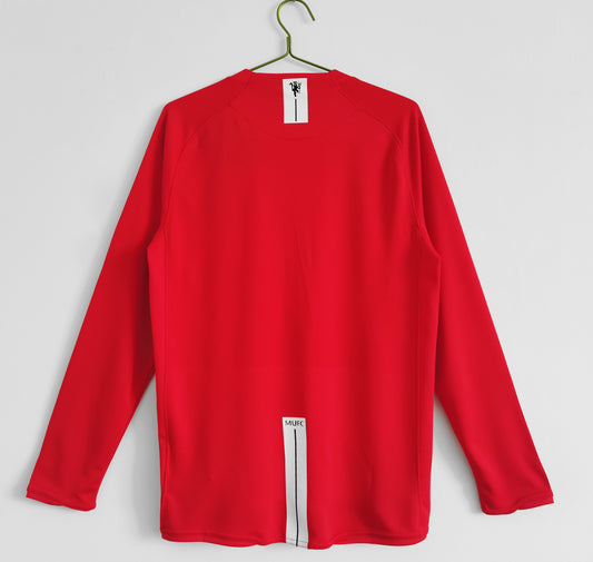 07/08 Manchester United home long sleeved jersey