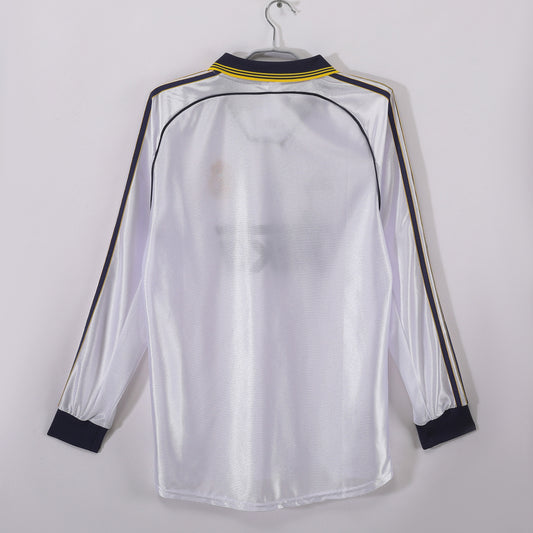 98/00 Real Madrid home long sleeved jersey
