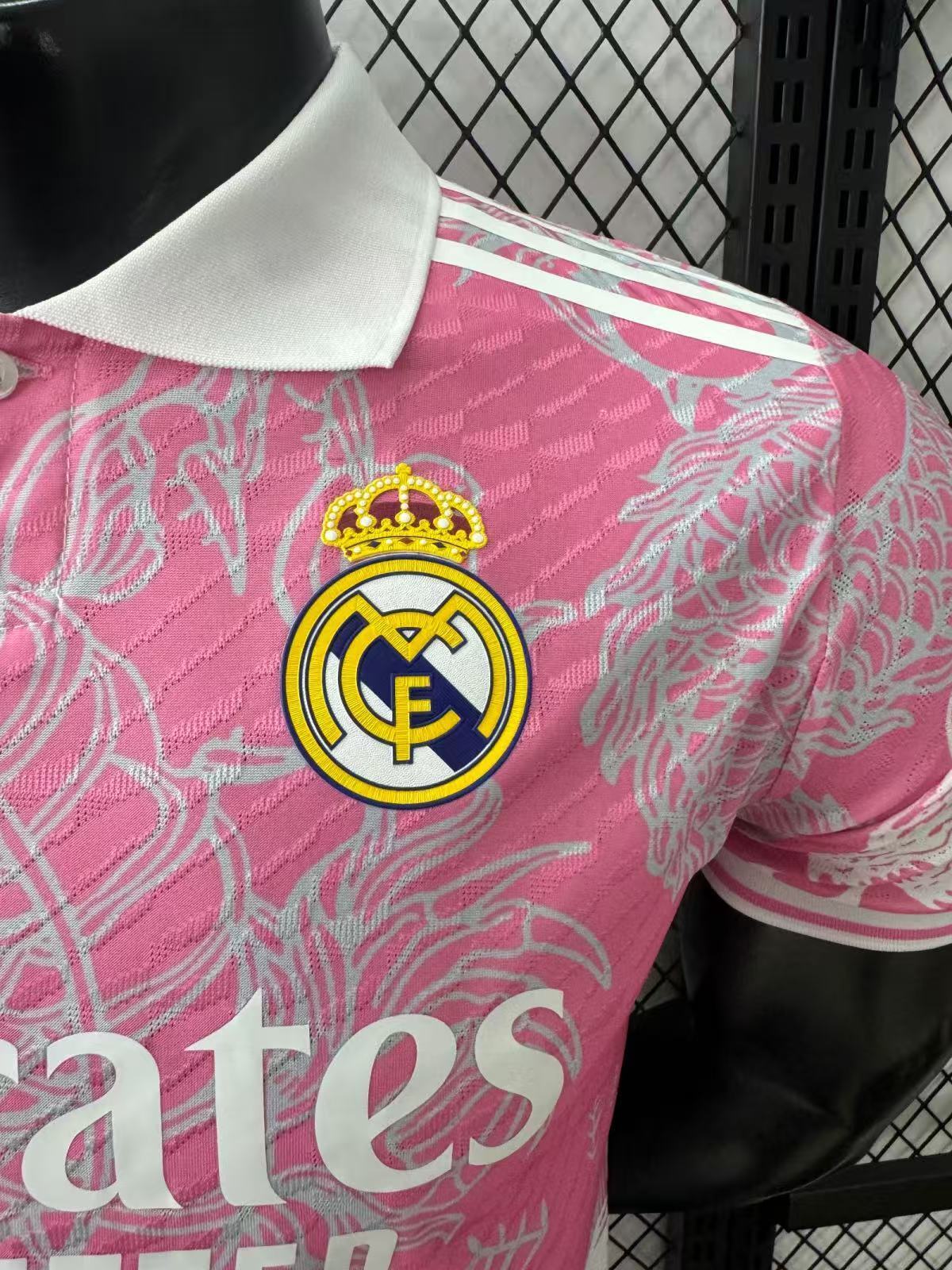 Real Madrid Pink Dragon Special Edition Jersey POLO