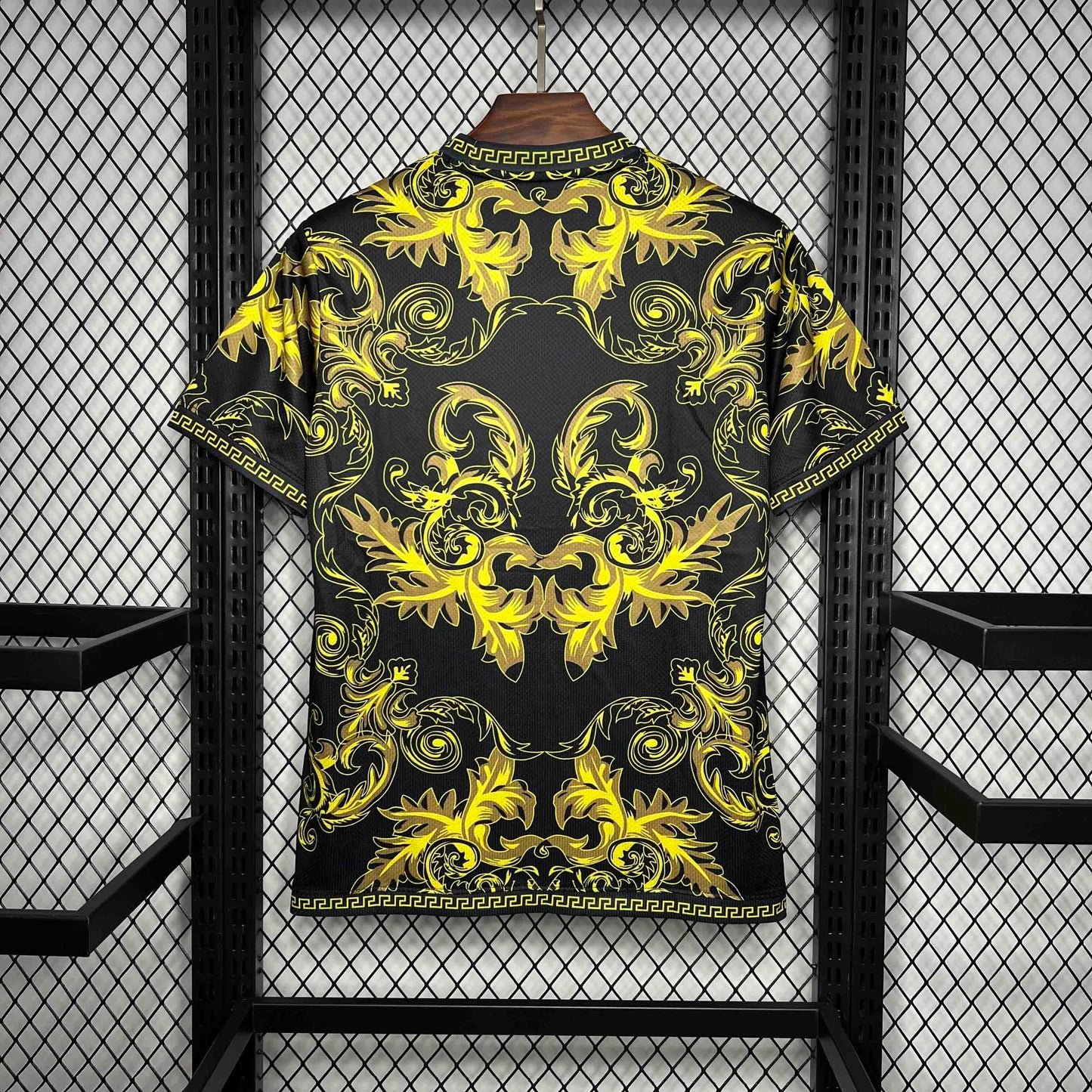 2022 Italy X Versace Black Gold Special Jersey