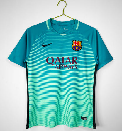 16/17 Barcelona second away jersey