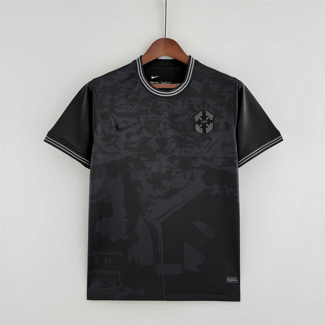 2022 Brazil all black Jersey