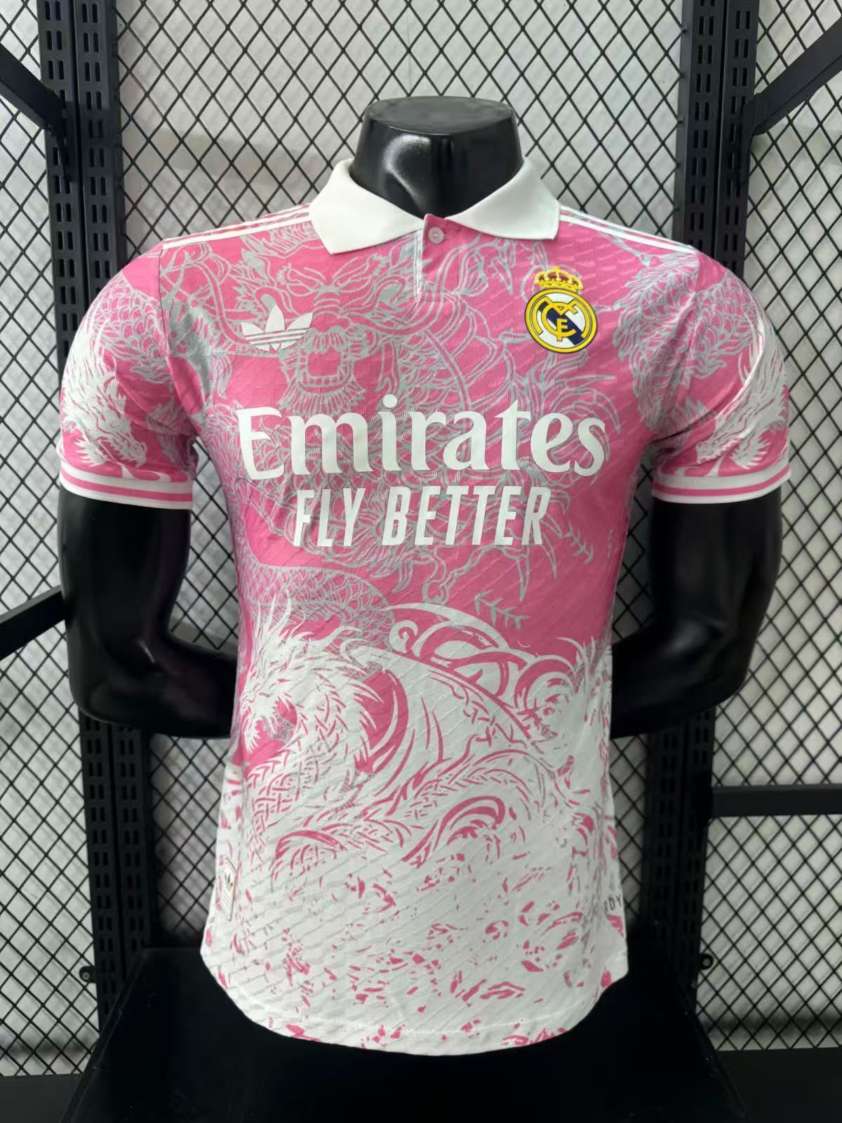 Real Madrid Pink Dragon Special Edition Jersey  POLO