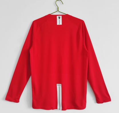 07/08 Manchester United home long sleeved jersey