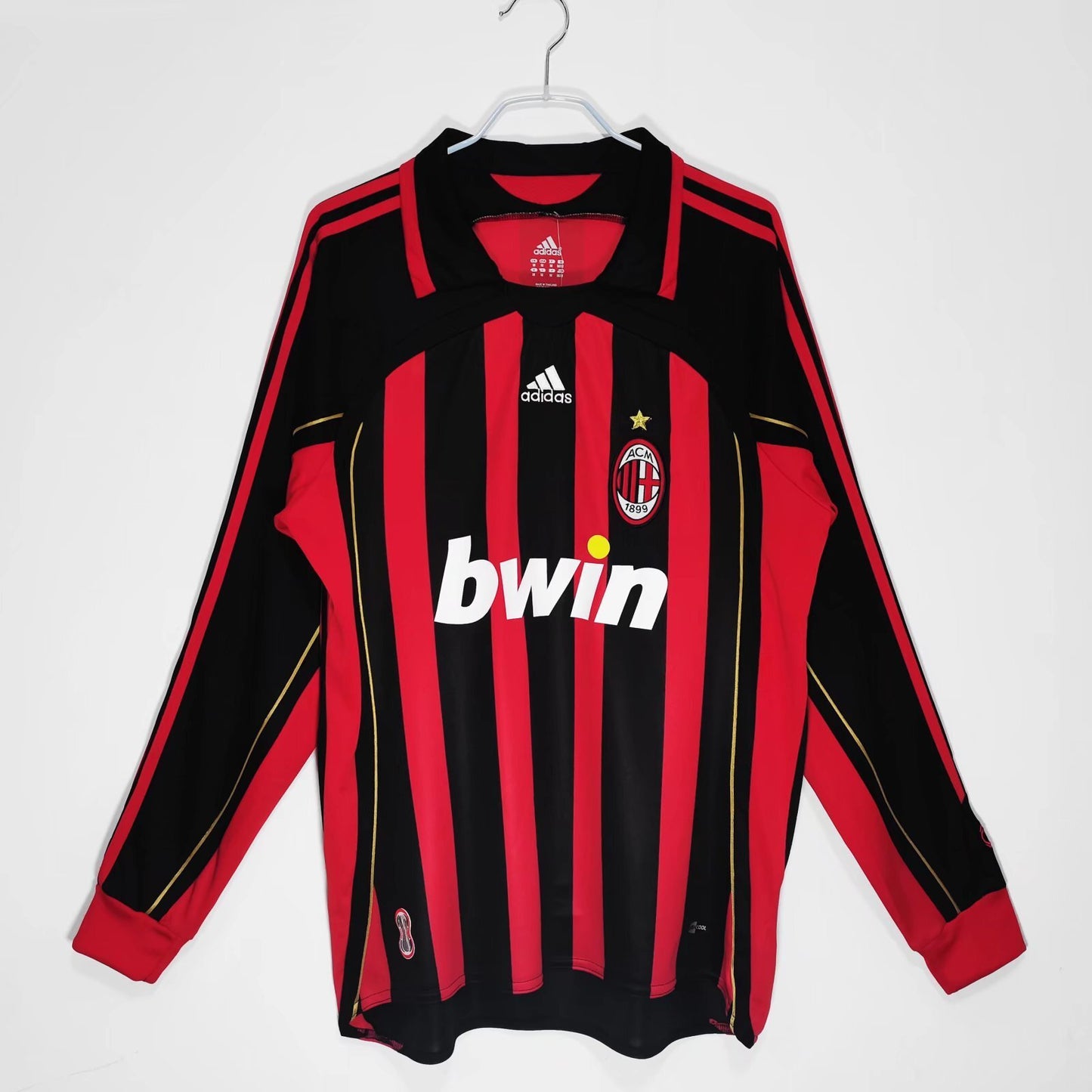 06/07 AC Milan home long sleeved jersey