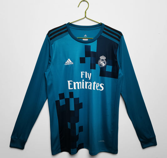 17/18 Real Madrid second away long sleeved jersey
