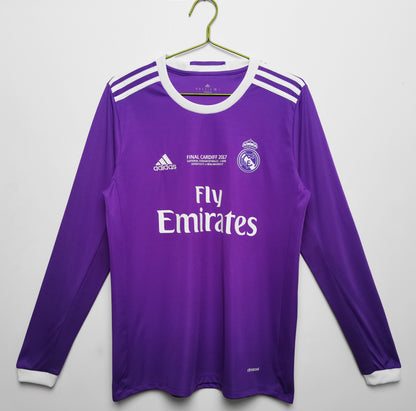 16/17 Real Madrid away long sleeved jersey