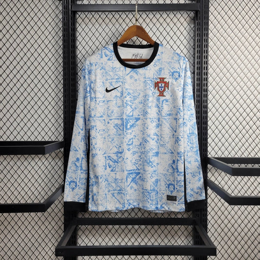 2024 Portugal Away  Long Sleeve Jersey