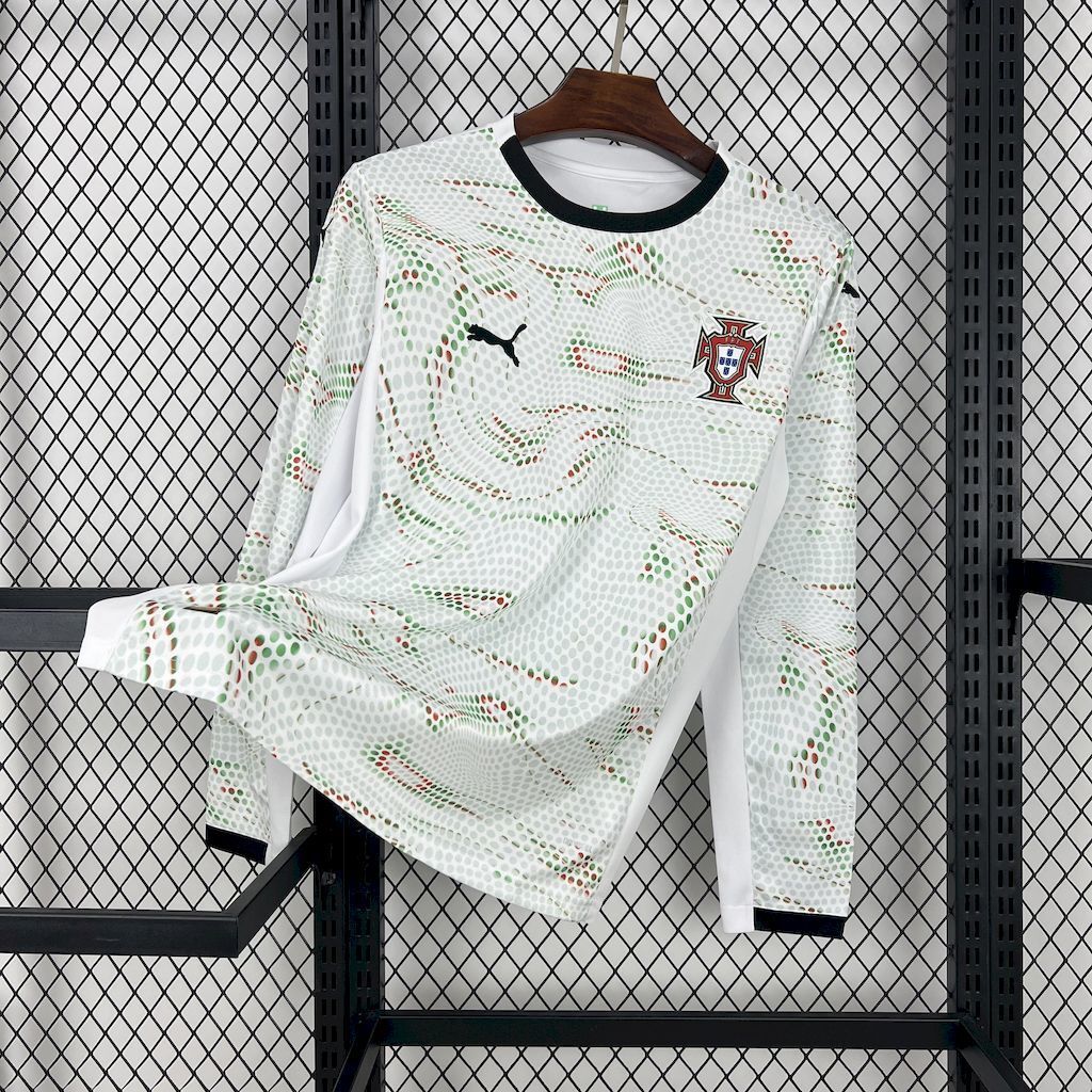 2025 Portugal Away  Long Sleeves Jersey