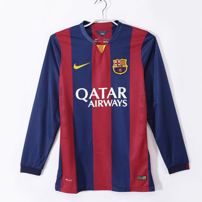 14/15 Barcelona home long sleeved jersey