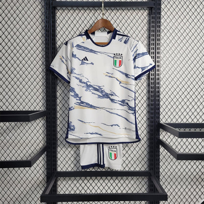 2023 Italy away kids kit