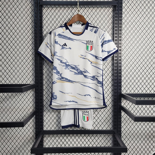 2023 Italy away kids kit